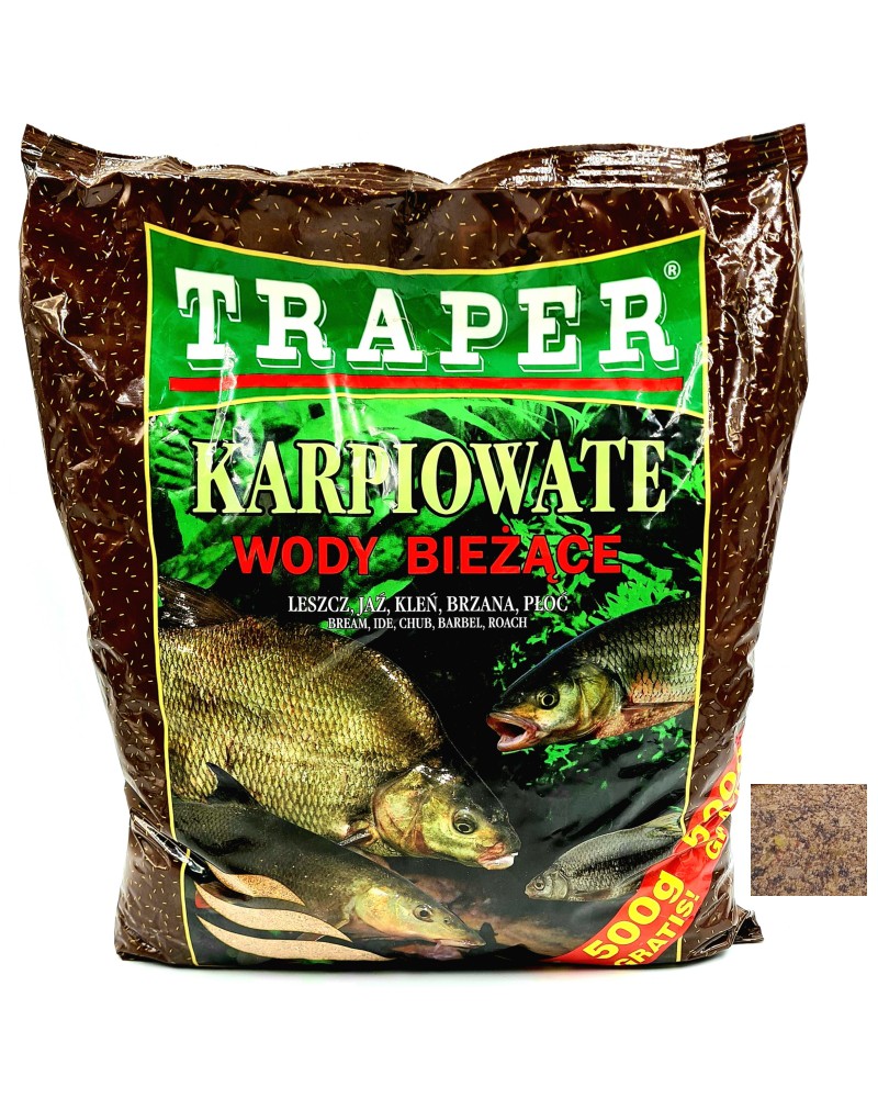 Zanęta Traper Karpiowate - Wody Bieżące 2,5kg