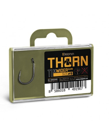 Haczyki Karpiowe Delphin Thorn Wider roz. 8 11szt.