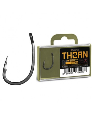 Haczyki Karpiowe Delphin Thorn Wider roz. 8 11szt.