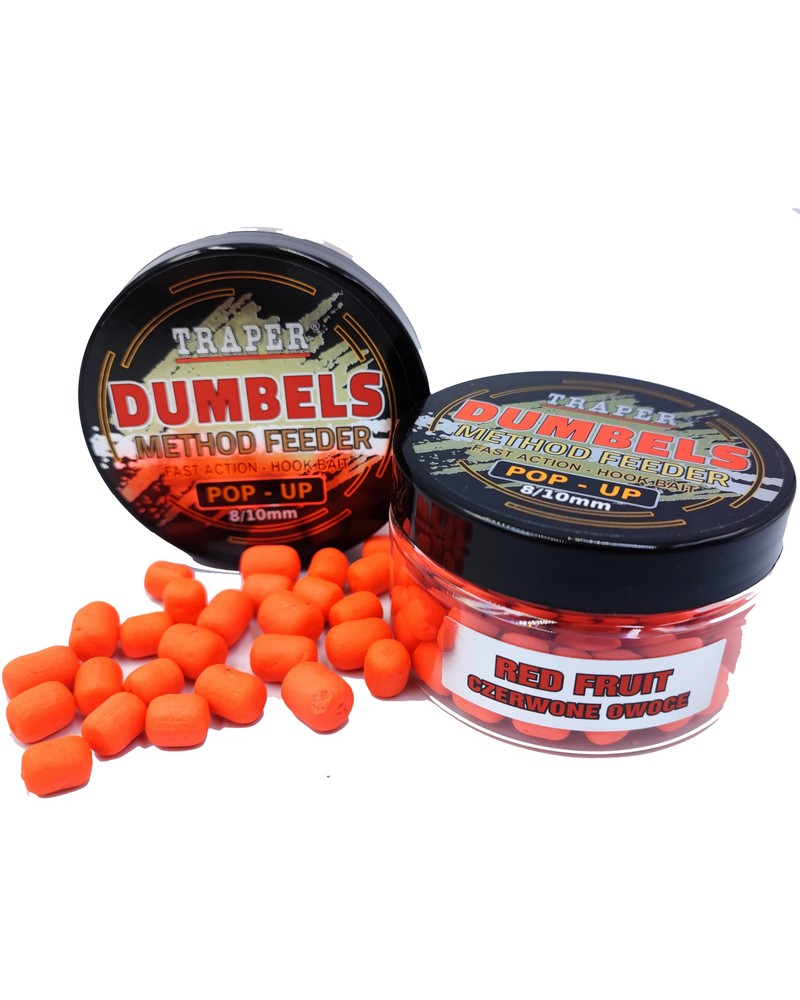 Dumbels Traper Pop-Up Czerwone Owoce 8-10mm 30g