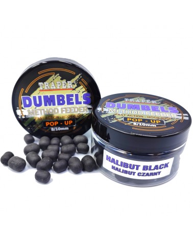 Dumbels Traper Pop-Up Halibut Black 8-10mm 30g