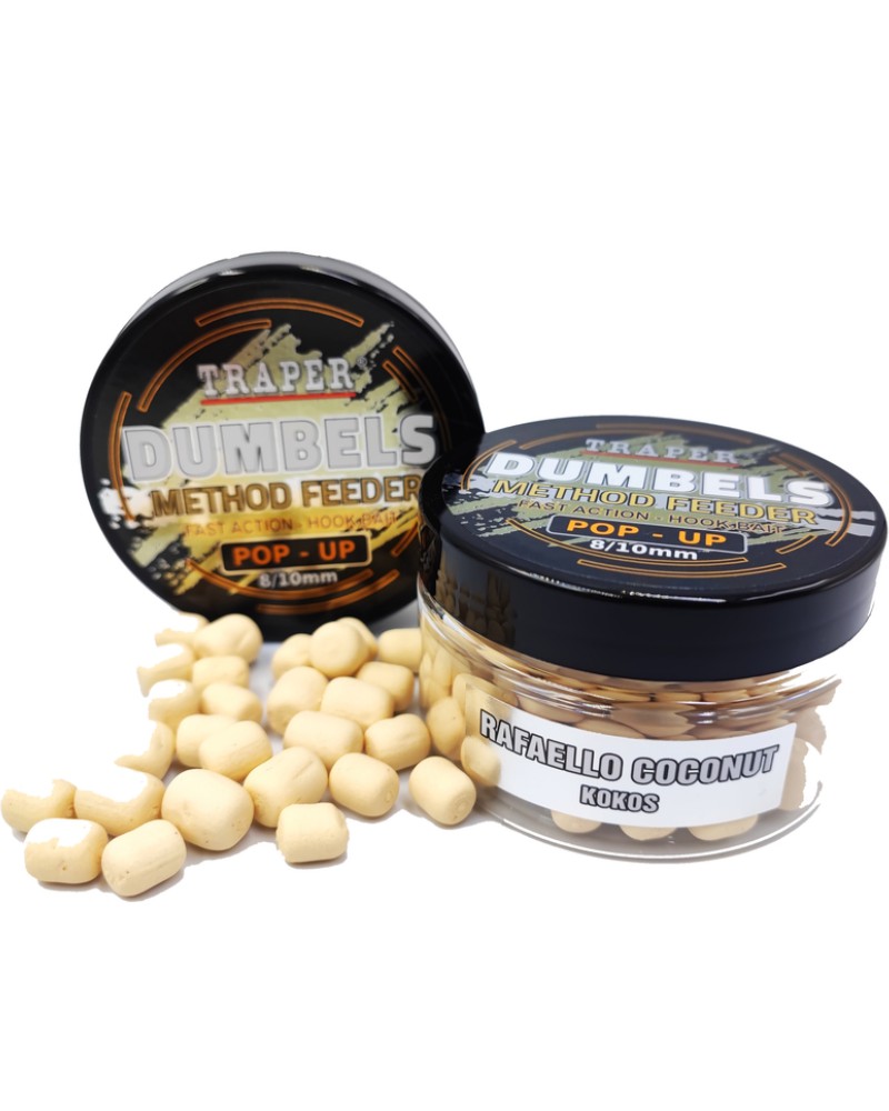 Dumbels Traper Pop-Up Raffaello Coconut 8-10mm 30g