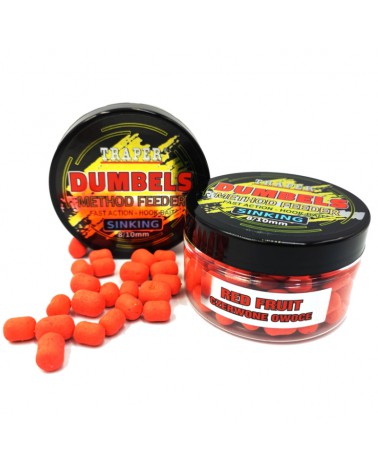 Dumbels Traper Sinking Czerwone Owoce 8-10mm 50g