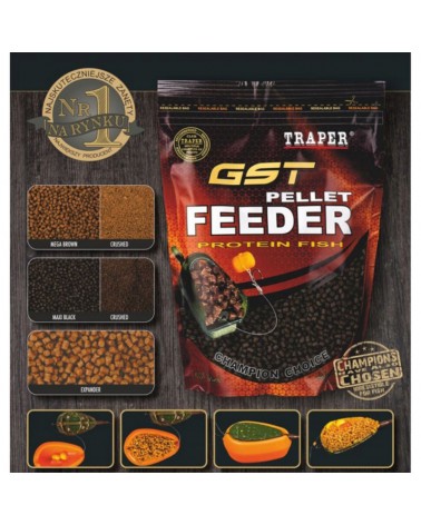 Pellet Traper GST Feeder Maxi Black 6mm 500g