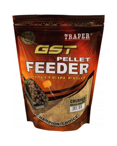 Pellet Traper GST Feeder Mega Brown Kruszony 500g