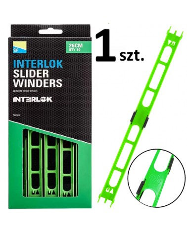 Drabinka Preston Interlok Slider Winders 26cm 19mm Green