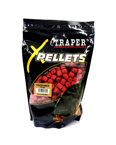 Pellet Zanętowy Traper Pellets Truskawka 12mm 1kg