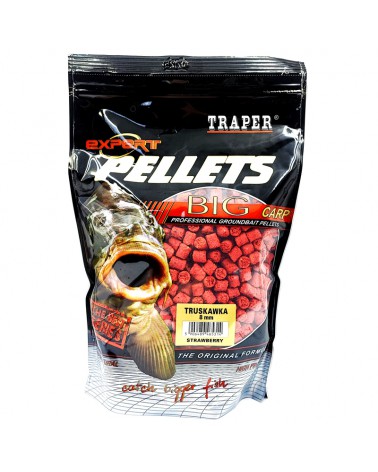 Pellet Zanętowy Traper Pellets Truskawka 8mm 1kg