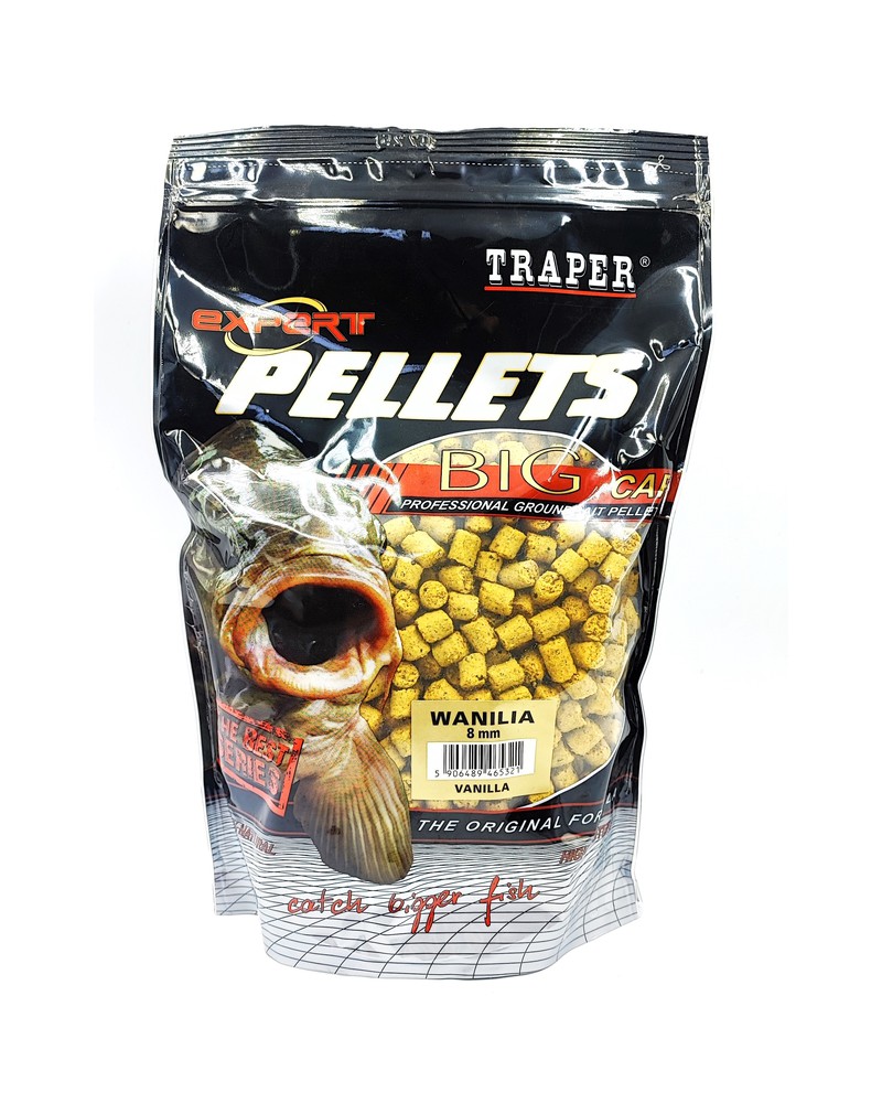 Pellet Zanętowy Traper Pellets Wanilia 8mm 1kg