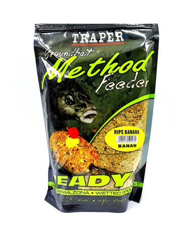 Zanęta Traper Method Feeder Ready Banan 750g