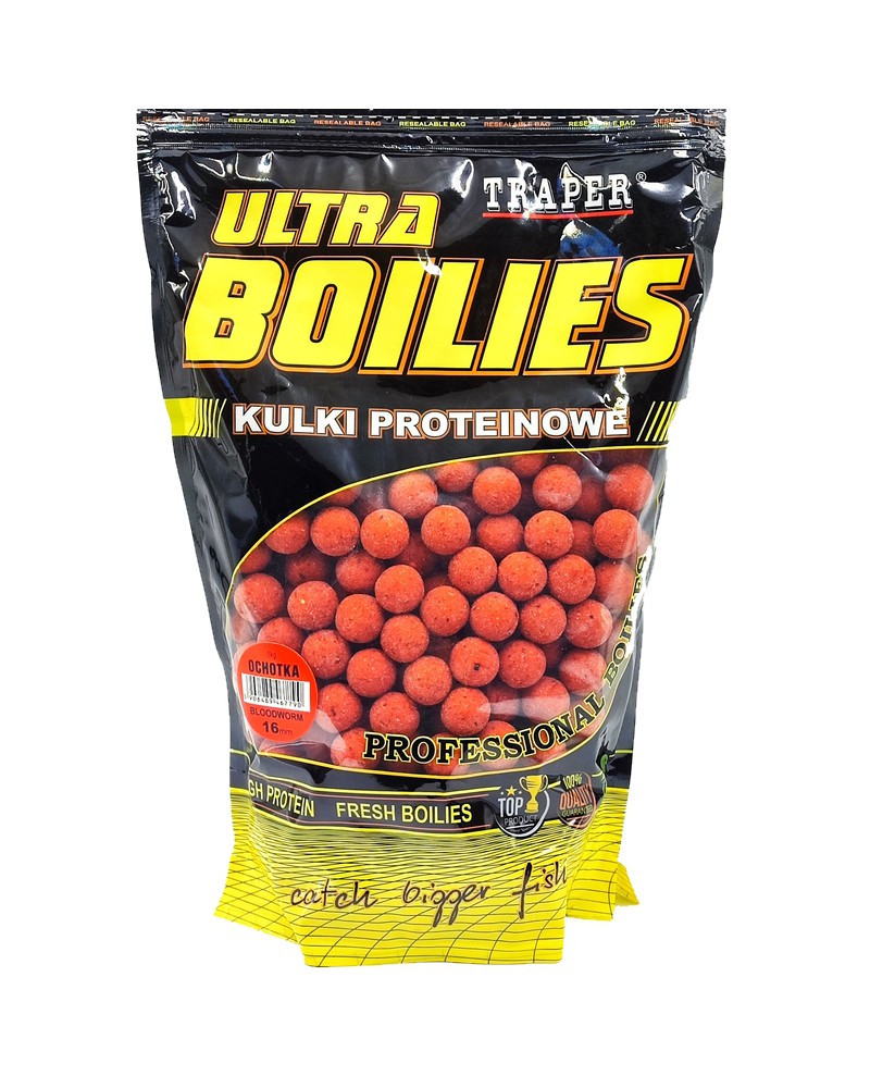 Kulki Proteinowe Traper Ultra Zanętowe Ochotka 16mm 1kg