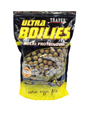 Kulki Proteinowe Traper Ultra Zanętowe Halibut 16mm 1kg