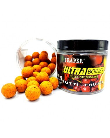 Kulki Proteinowe Traper Ultra Hakowe Tutti Frutti 16mm 100g