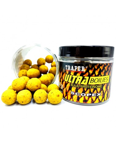 Kulki Proteinowe Traper Ultra Hakowe Scopex 16mm 100g
