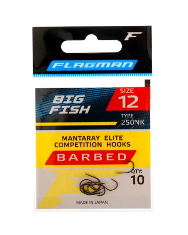 Haczyki Flagman Mantaray Big Fish Nr 12 10szt.