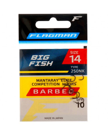 Haczyki Flagman Mantaray Big Fish Nr 14 10szt.