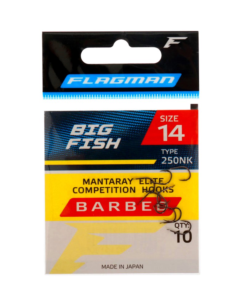 Haczyki Flagman Mantaray Big Fish Nr 14 10szt.
