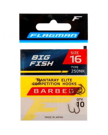 Haczyki Flagman Mantaray Big Fish Nr 16 10szt.