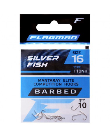 Haczyki Flagman Mantaray Silver Fish Nr 16 10szt.