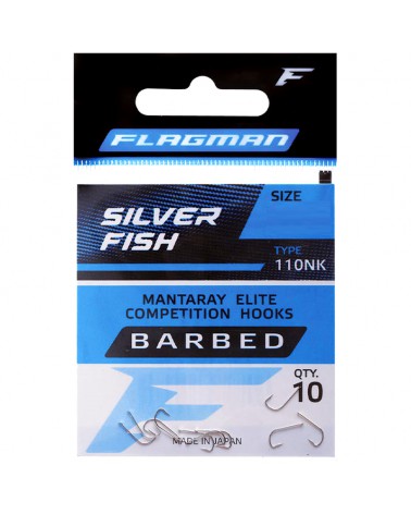 Haczyki Flagman Mantaray Silver Fish Nr 20 10szt.