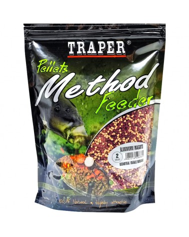 Method Feeder Pellet Traper Ochotka/Białe Robaki 2mm 500g