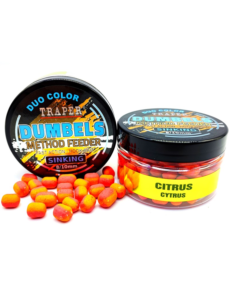 Dumbels Traper Duo Color Sinking Cytrus 8-10mm 30g