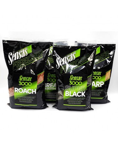 Zanęta Zawodnicza Sensas 3000 Feeder Super Black 1kg