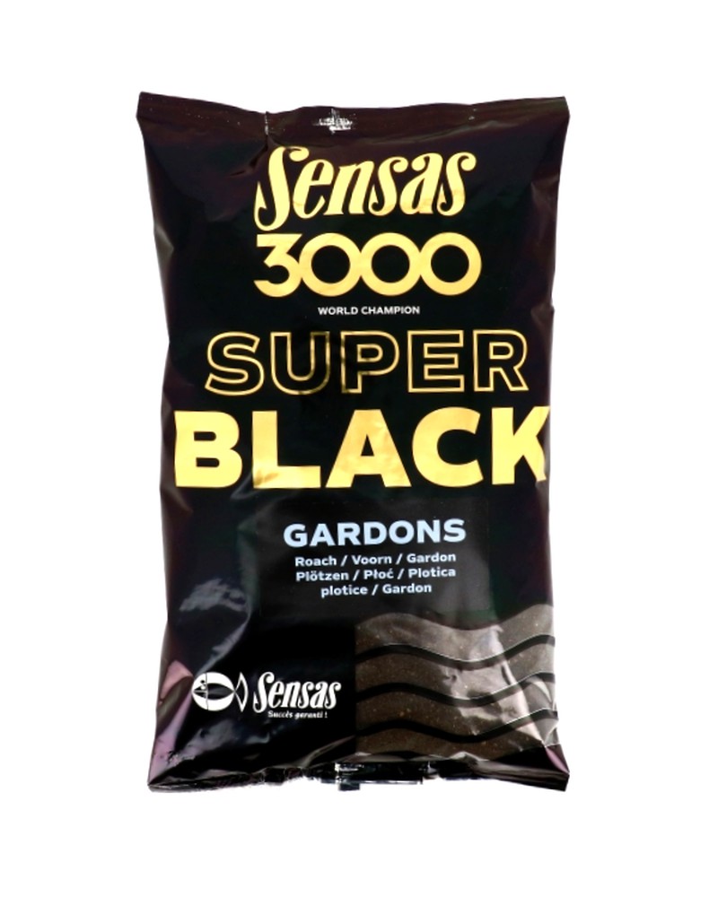 Zanęta zawodnicza Sensas 3000 Super Black Gardons 1kg