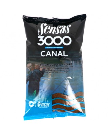 Zanęta zawodnicza Sensas 3000 Canal Noire Fine Mouture 1kg