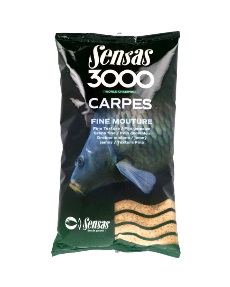 Zanęta zawodnicza Sensas 3000 Carpes Fine Mouture 1kg