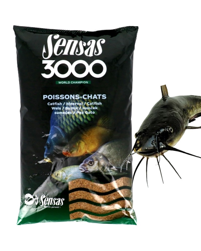 Zanęta zawodnicza Sensas 3000 Poisson-Chat Na Sumiki Karłowate 1kg