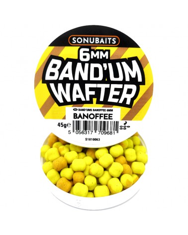 Dumbells Sonubaits Band'Um Wafters Banoffee 6mm 45g