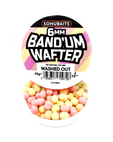 Dumbells Sonubaits Band'Um Wafters Washed Out 6mm 45g