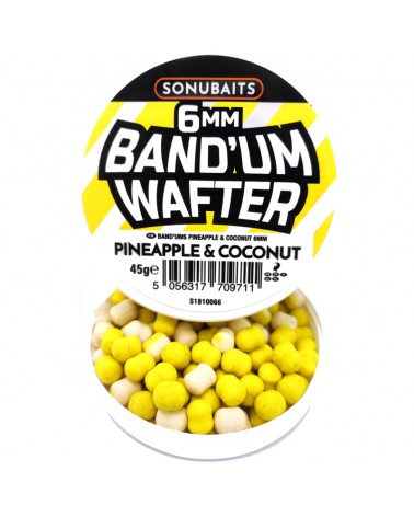 Dumbells Sonubaits Band'Um Wafters Pineapple&Coconut 6mm 45g