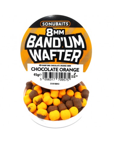 Dumbells Sonubaits Band'Um Wafters Chocolate Orange 8mm 45g