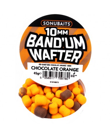 Dumbells Sonubaits Band'Um Wafters Chocolate Orange 10mm 45g