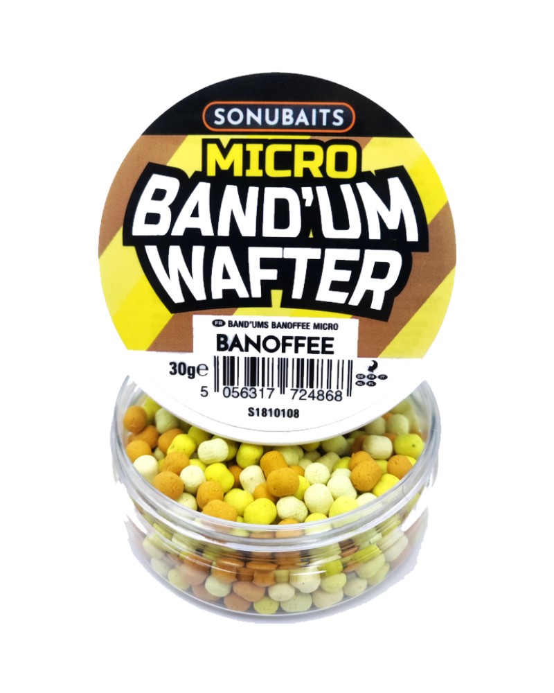 Dumbells Sonubaits Band'Um Wafters Micro Banoffee 4-5mm 30g