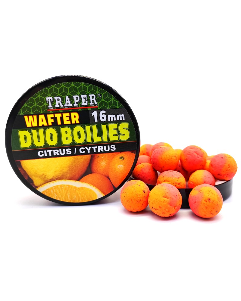 Kulki Proteinowe Traper Wafter Duo Boilies Cytrus 16mm 40g