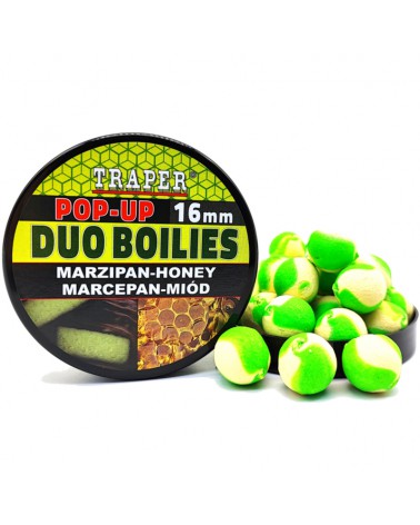 Kulki Proteinowe Traper Pop-Up Duo Boilies Marcepan/Miód 16mm 40g