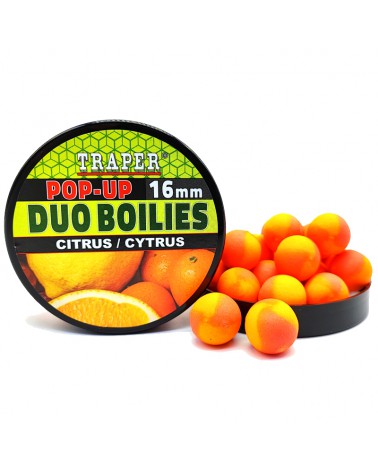 Kulki Proteinowe Traper Pop-Up Duo Boilies Cytrus 16mm 40g