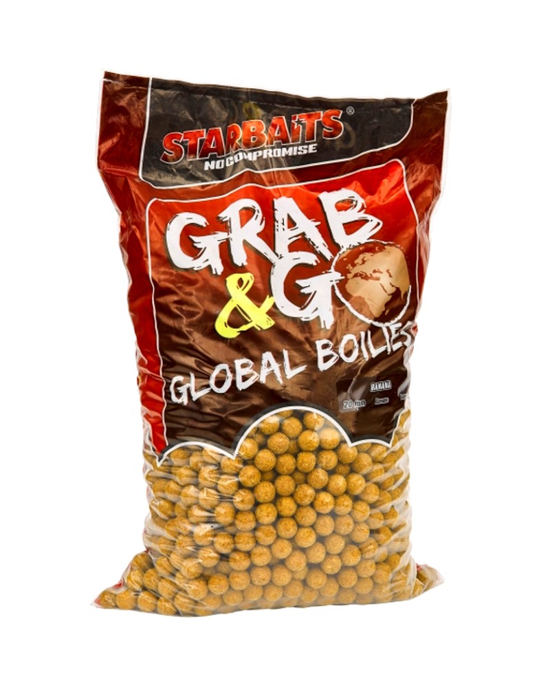 Kulki proteinowe Starbaits Grab&Go Global Banan Cream 20mm 10kg