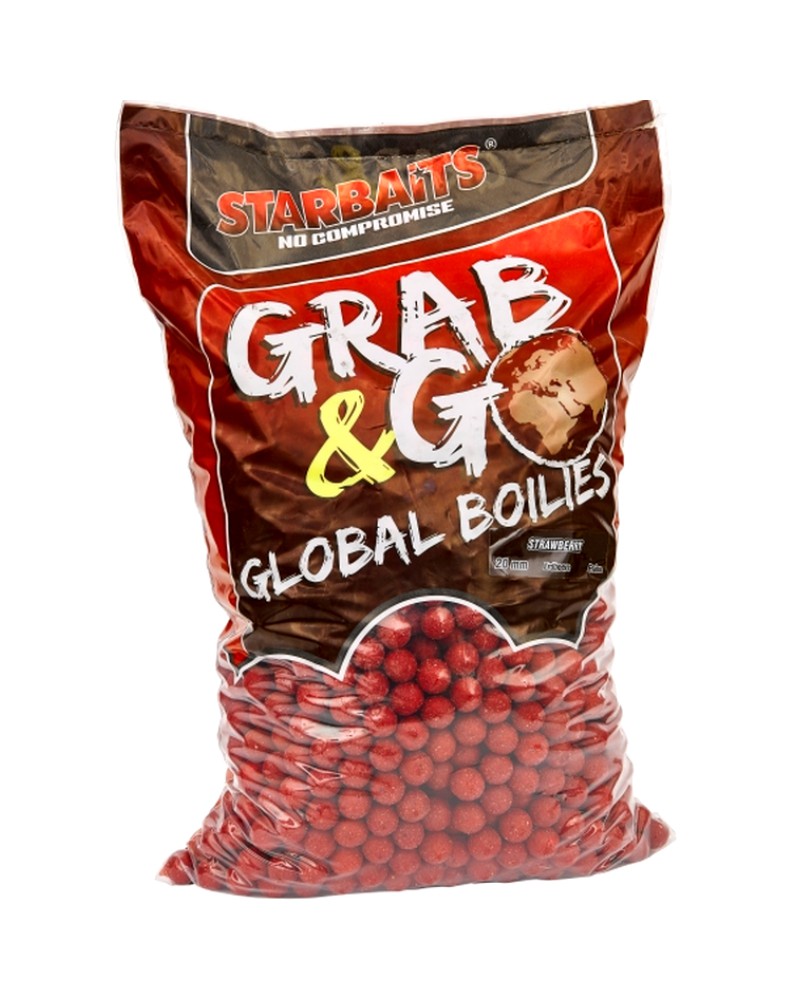 Kulki proteinowe Starbaits Grab&Go Global Strawberry Jam 20mm 10kg
