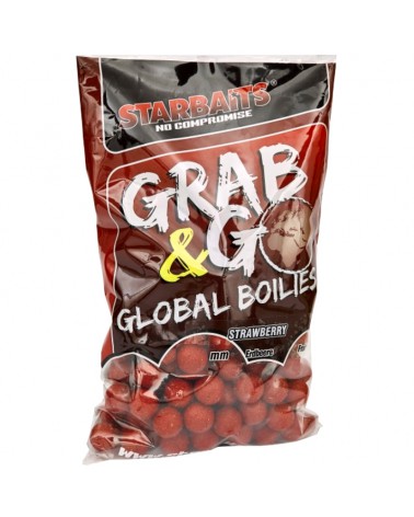 Kulki proteinowe Starbaits Grab&Go Global Strawberry Jam 14mm 1kg