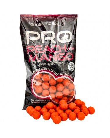 Kulki Zanętowe Starbaits Probiotic Peach & Mango 20mm 1kg