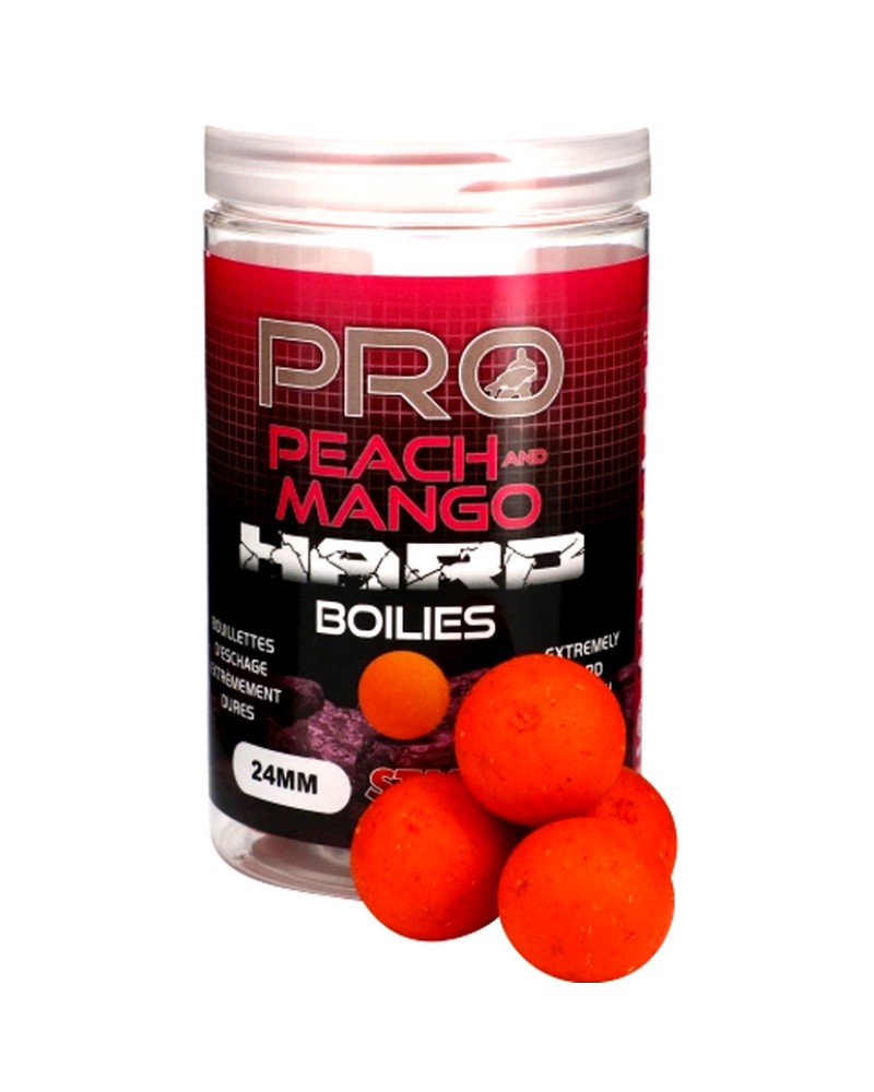 Kulki Haczykowe Starbaits Probiotic Peach & Mango Hard 24mm 200g