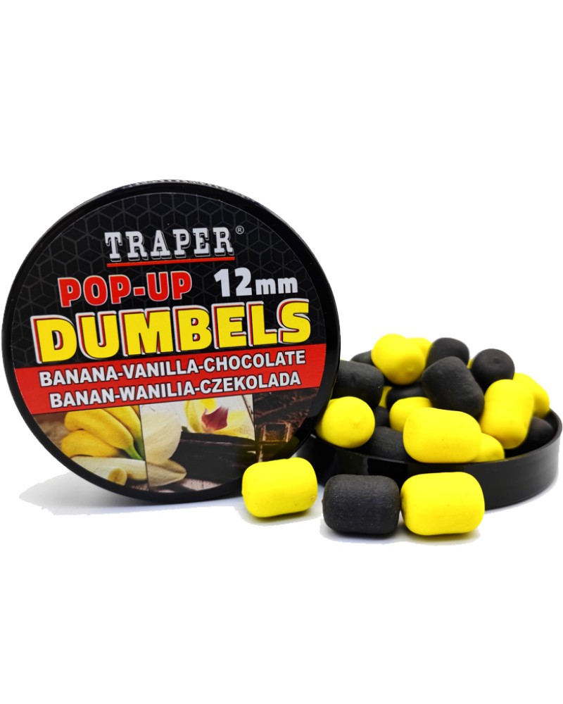 Dumbels Traper Pop-Up Banan/Wanilia/Czekolada 12mm 40g