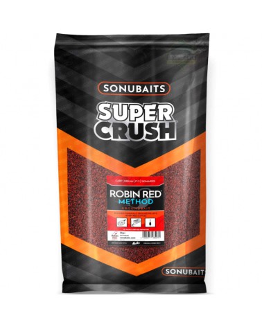 Zanęta Sonubaits Supercrush Robin Red Method Mix 2kg