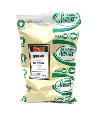 Klej Do Glin Zanęt Sensas Bentonite 1kg