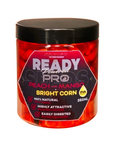 Kukurydza Haczykowa Starbaits Ready Bright Corn Peach Mango 250ml