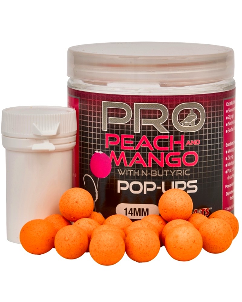 Kulki Haczykowe Starbaits Probiotic Peach & Mango Pop Up 14mm 60g